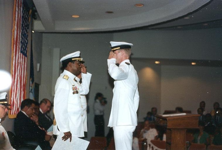 Navy graduation photo